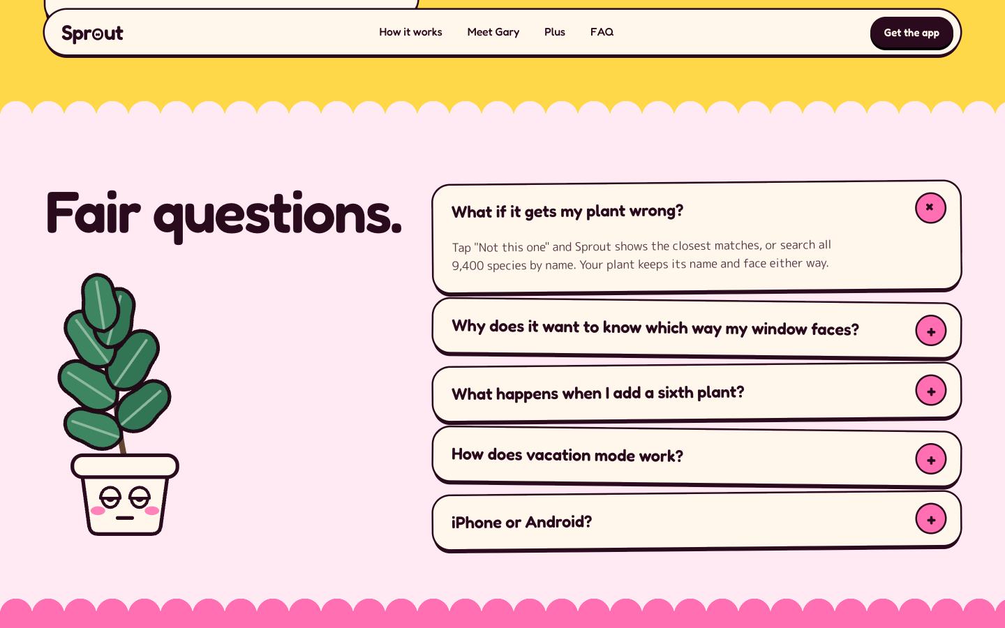 Sprout, screen 6 of 8
