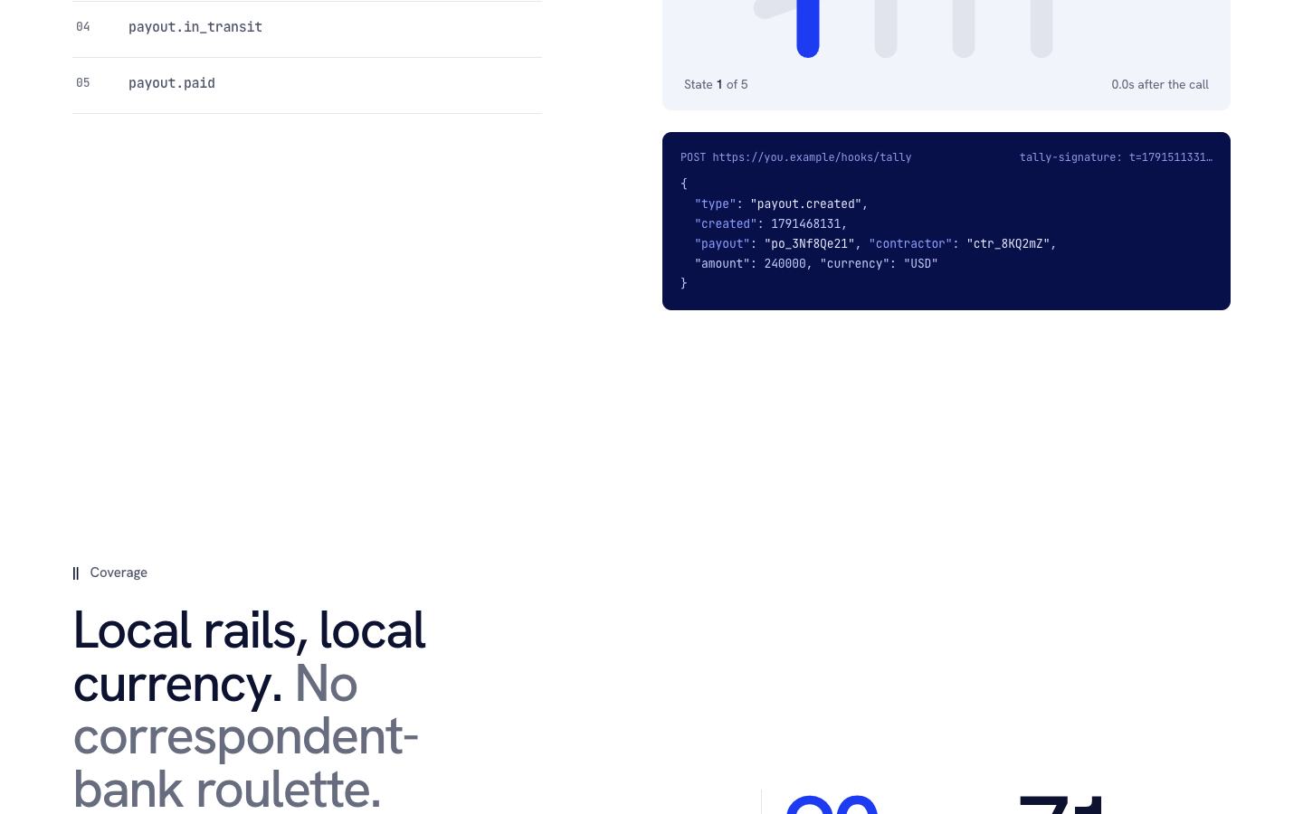 Tally, screen 2 of 8